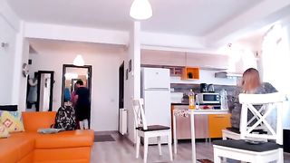 Fucking my slutty stepsister while stepmom doesent look