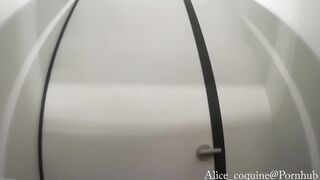 BF cums on my F Cup Boobs in the Fitting Room of a Store