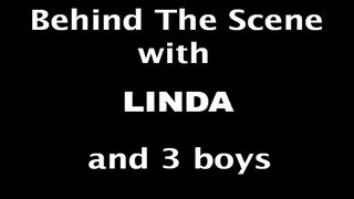 WoodmanCastingX - Linda - BTS - DAP in my villa with 3 men