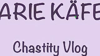 Marie Kaefer - Chastity Vlog Day 023 - Intense Edging i