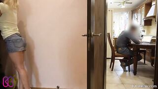 Fuck and Blowjob Step Brother Dad next Room Working
