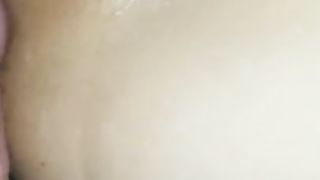 Big COCK makes Tiny Asian PUSSY Creampie again
