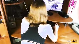 MihaNika69 - HARD ANAL CREAMPIE WITH GAMER GIRL ¦ Count