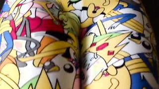 Girl with a big booty in tights adventure time fucks wi