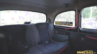 Tattooed teen fucks in car