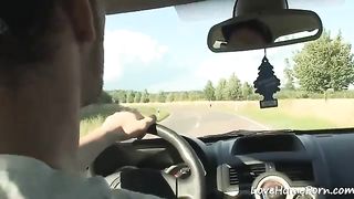 Outdoors Lovemaking With A Pretty Girl And Her BF